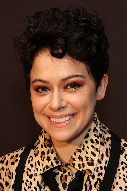 maslany-news:Tatiana Maslany attends the opening night after party for the play ‘Network&rsquo