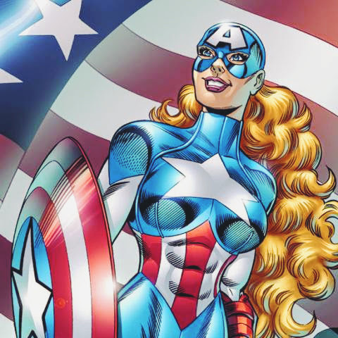 lady-loki-laufeyson: Comic Heroines - American Dream Alter Ego - Shannon CarterPower / Abilities - Olympic level athlete Skilled martial artist Peak physical condition Superb aim Carries an indestructible shield Use of disc weapons 
