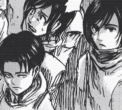 becauseoppositesattract:  [SNK] Corporal Rivaille &amp; Mikasa Ackerman in Chapter