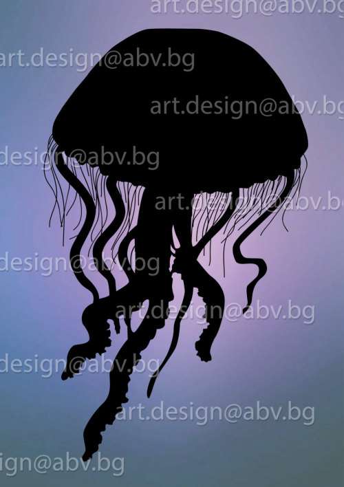 Vector JELLYFISH, medusa, AI, eps, pdf, PNG, svg, jpg Image Graphic Digital Download Artwork, graphi