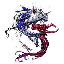 Dinosaur King DIGIMON AU Zander And His Neptunemon Ed Has A Grounddramon