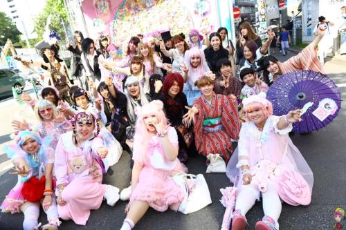 Harajuku Fashion Walk - 20 September 2015Photo from  @harajuku_fw(I’m the one with the top hat!)