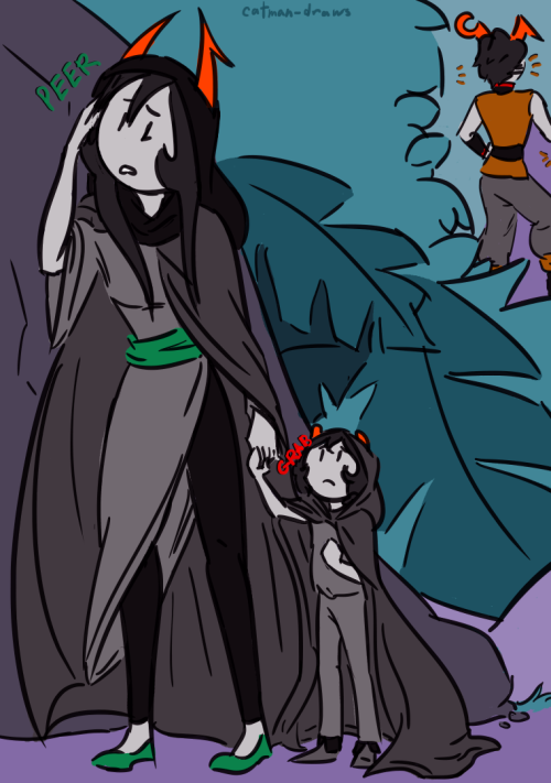 Chapter 3- Page 12First- Previous- Next #homestuck#homestuck ancestors#dolorosa#signless #homestuck fan comic #homestuck fanart #catman mega comics #ancestor rewrite#ah #forgot to schedule these again I see  #alright triple update for yall today #have fun