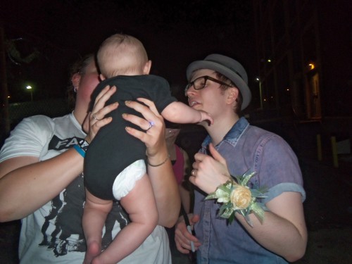 ieronic:someone brought their baby for patrick to meet and as soon as he saw the baby, he went straight for it and said “wow that is a SMALL CHILD” AND LIEK