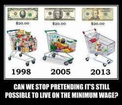 eviltessmacher:   ourtimeorg:  It’s time to raise the minimum wage  Double it. 