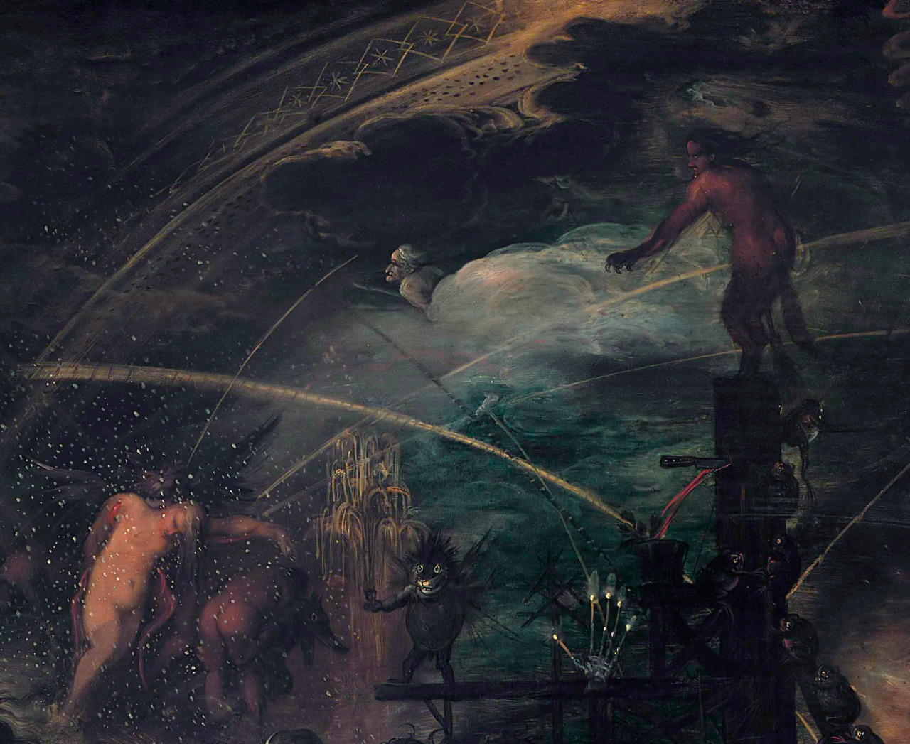 achasma: The Witches Sabbath (detail) by Frans Francken II, 1607.