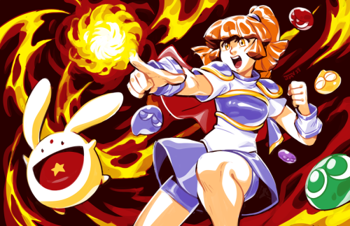 Arle Nadja and Carbuncle for smash pls