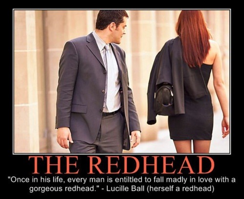 truescarletwoman:  redhead-888:  If he’s lucky! 💋   👩🏻‍🦰 💋   I