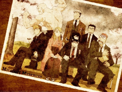 alwaysfullmetalheart:30 Days of Fullmetal Alchemist ChallengeDay 18- Team Edward or Team MustangAs much as I love Edward and his pals, Mustang’s team wins by a long shot. I love the whole lot of them, and it’s obvious that Roy took a long time in
