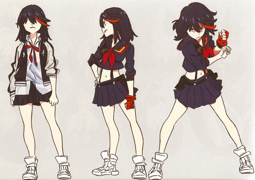 h0saki:Ryukodrawings by Kill la Kill character designer and chief animation director Sushio, feature