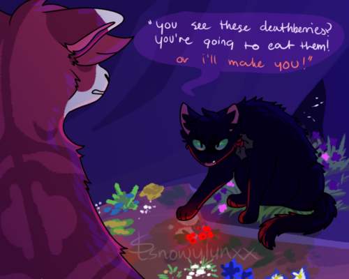 snowylynxx:  “Hollyleaf, I have lost my kits, the one cat I loved, and my calling as a medicin