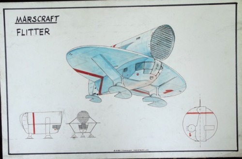 Concept art for the 1990 film, Total Recall (when David Cronenberg was still attached to direct).