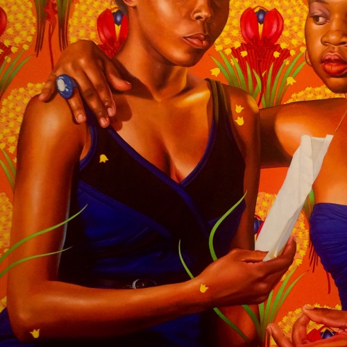 seattlesadboy:today’s trip to the sam was nothing but lovely. thank u kehinde wiley!!!
