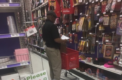 Black man have nice cake Ass, he work at party city near toys store