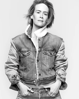 dailypaulson:Sarah Paulson for Levi's® x karla 501® Day 2018 Collection