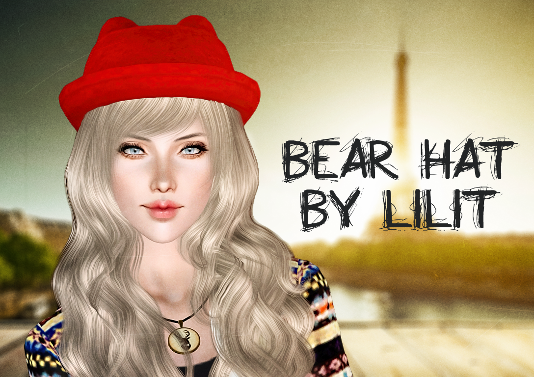 Bear hat. SIMS 4 Bear hat.