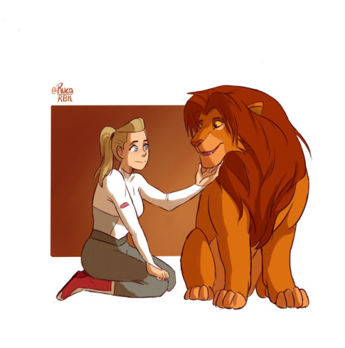 Again, She-Ra and the lion king.I had to do it xd.