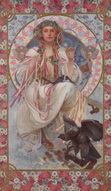 Alfons Mucha - Slavia - 1908