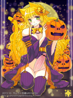 futa-prince:  HAPPY HALLOWEEEEEN!! by サムライ忍者GREENTEA