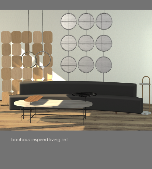 [KHD] Bauhaus Set18 all new original meshesall LODsToU[Download] patreon // free + no ads