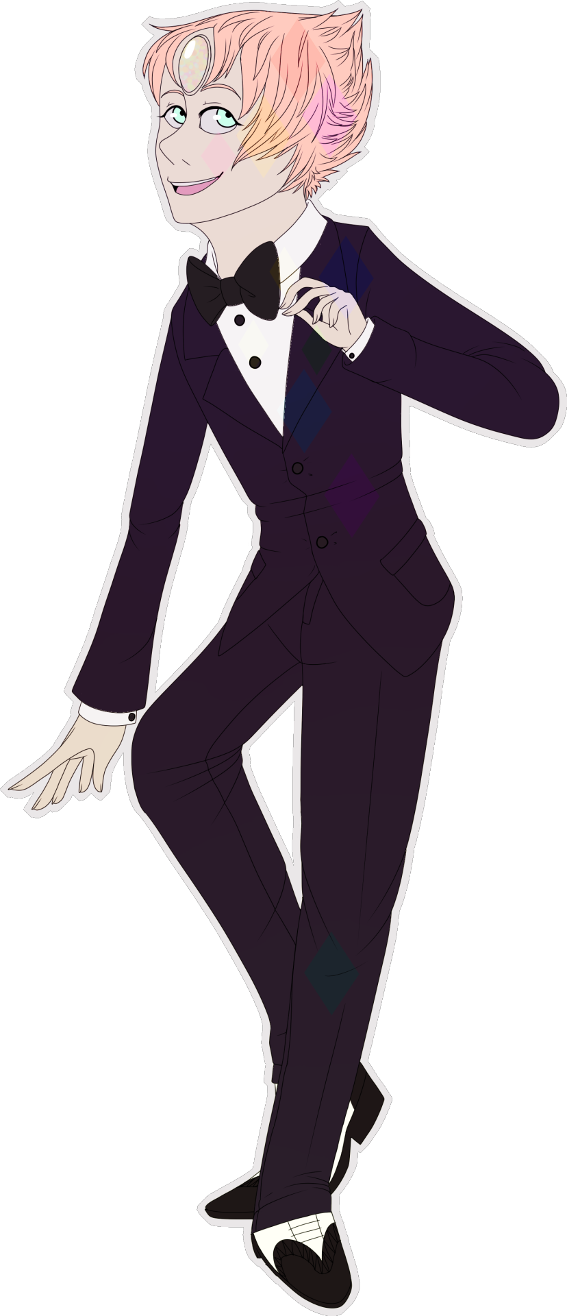 dragothedemon:  Because SU spoilers I have decided to draw Pearl in a suit!!! Speedpaint