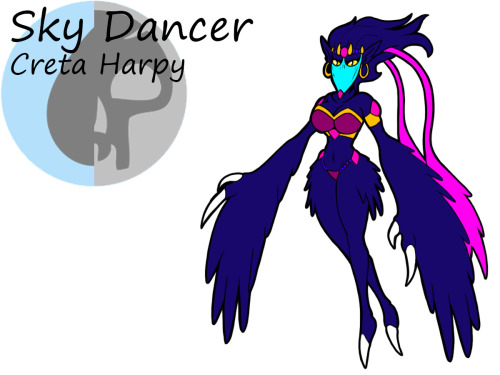 Sky Dancer, Cloudborne MatriarchThe great mountains of Creta are home to a vast flock of harpies, ru