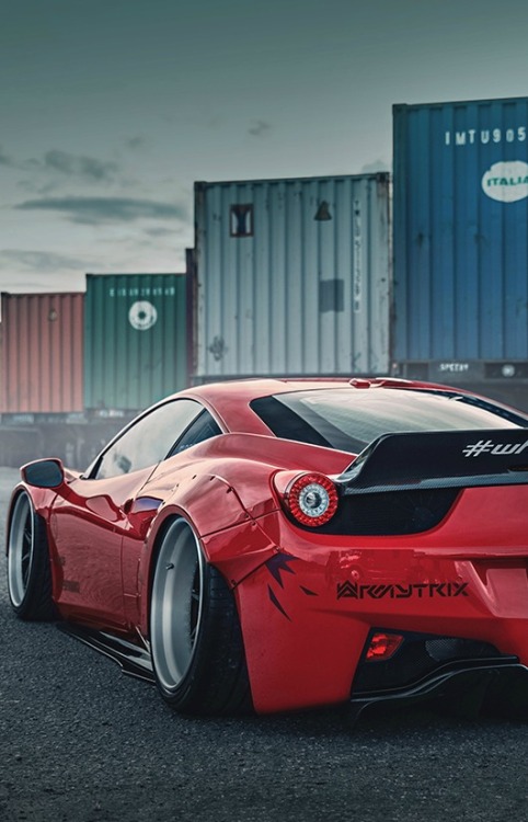 dreamer-garage - Ferrari 458 LibertyWalk (via)