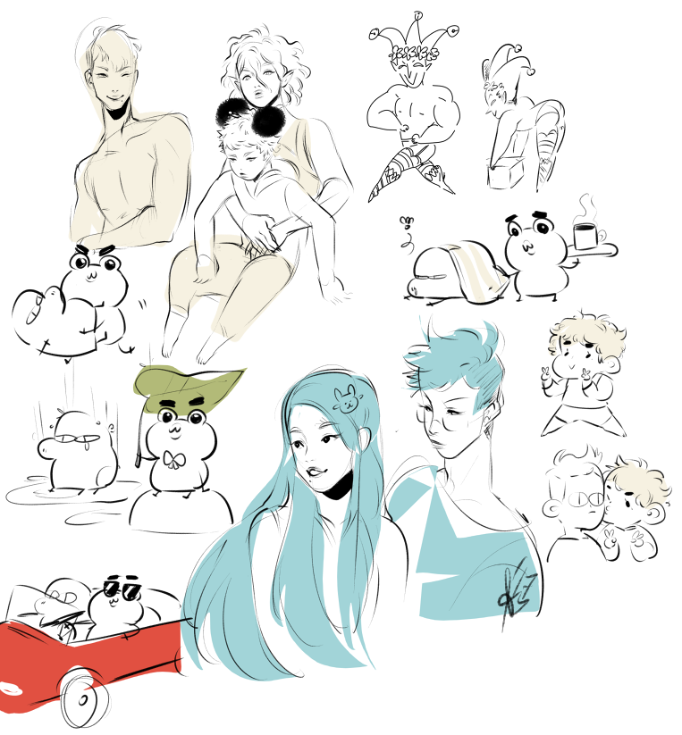 c2oh:  livestream doodlings