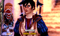 Video Game Challenge → [4/?] Friendships ✗ Hawke and Bethany (Dragon Age)“With Carver… I never