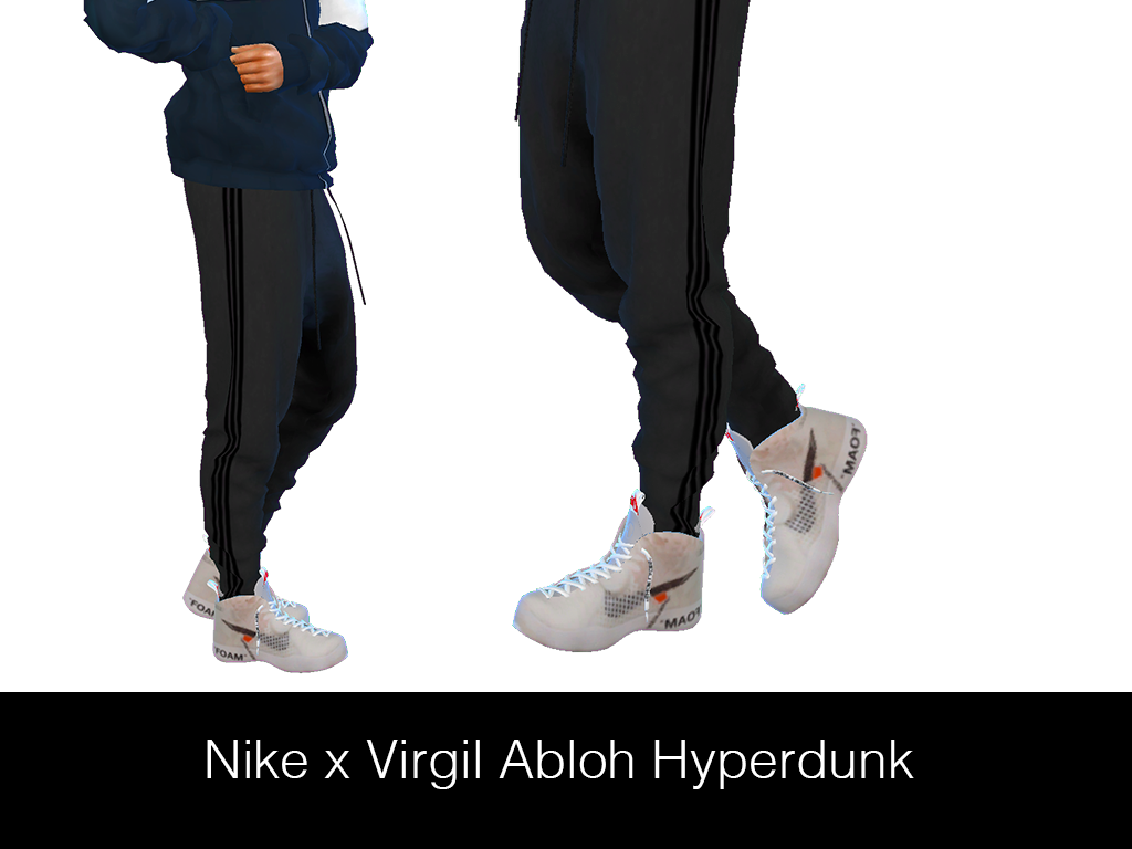 Streetwear For Sims 4 Hypesim Nike X Virgil Abloh Hyperdunk Another