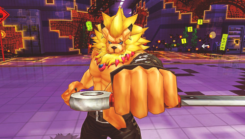 deadlykillerqueen:digi-egg:Two new screenshots of Leomon have been released from Digimon Story: Cybe