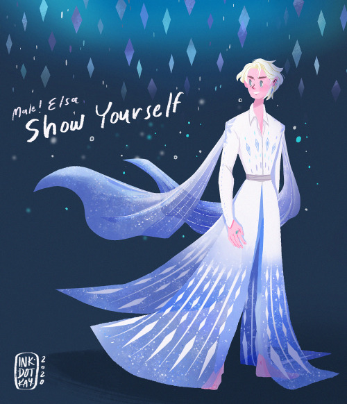 ❄ Show Yourself ❄I guess this is the last piece of my male! Elsa. That dress is very hard to dr