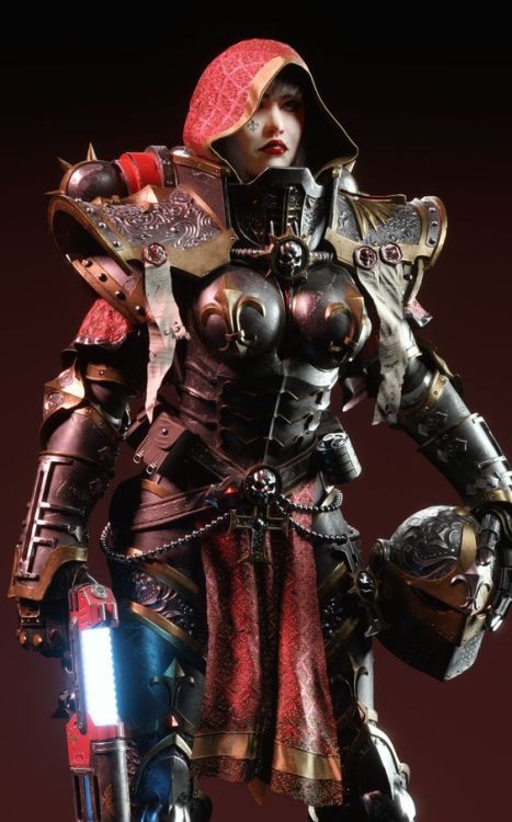 lobo7922:Sister of Battle por Vladimir Kharchenkohttps://www.artstation.com/artwork/L2VArr