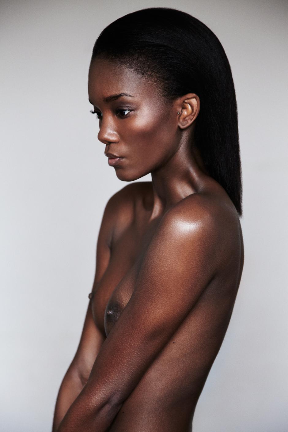 crystal-black-babes:  Stella Vaudran - Nude Black Sexy Beauty - Beautiful Nude Black