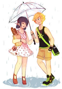 myaverageartblog:  It was raining the other