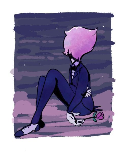 cherryberrylemon:  Everyone’s drawing Pearl 🌹 Commissions 
