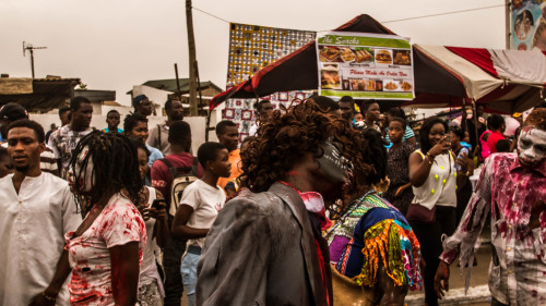 culturalphotodiaryafrica:Attukwei Clottey’s performancePractical Common SenseChale Wote 2016Sp