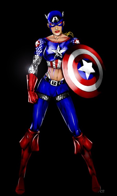 fantasy-scifi:  The Real Captain America by CelticBolt