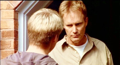 fuckinkinney:  Day 5 (October 16): favorite quote(s): “If you wanna hit me, go right ahead. Only I’m not gonna cry like some little faggot. And if you wanna send me away to school that’s all right too. Because I bet more butt-fucking goes on