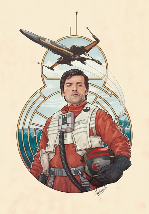 darthfar:Poe Dameron. For WraithTen. Cos I got your six. ;) And that includes knowing when you’re go