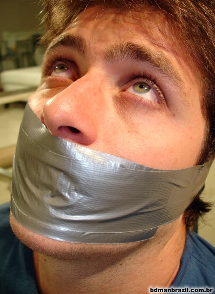 Tape Gagged Men porn pictures