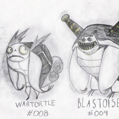 Wartortle N Blastoise Tim Burton #pokemons porn pictures