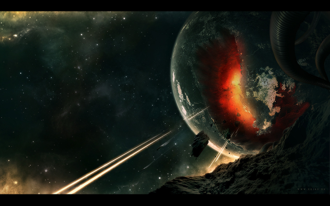 thecyberwolf:  Space Art by Erik Schumacher Deviant Art - Website 