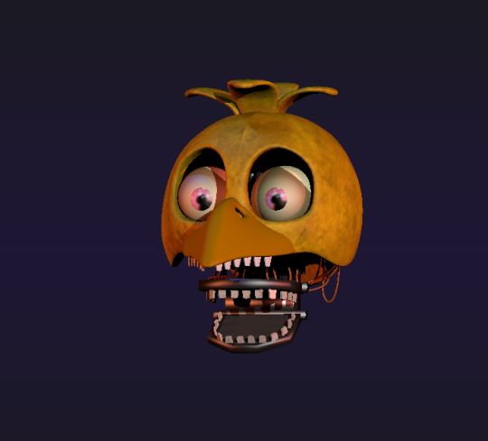 Withered Chica by Scanline3D on Newgrounds