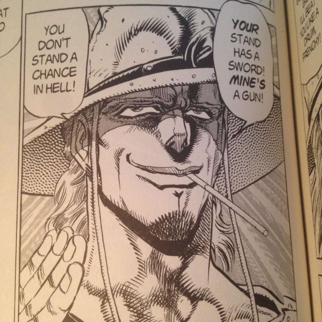 oku-yas:  otakubvsed:  yotsu-box:  Hol Horse and every other Jojo character stopped