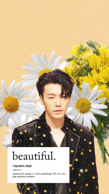 straewbaerries: Requested by @youngrishh Donghae (Super Junior) Pastel Lockscreens - Like or reblog 