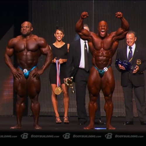houseofsupplements:  Phil Heath wins the 18k Gold 50th Anniversary Mr Olympia!  😒