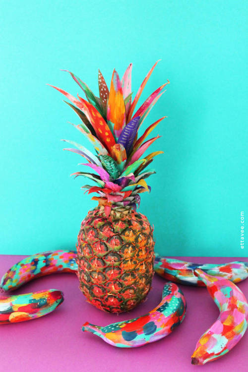 Series of Colorful Illustrative Exotic Fruits by Jessi MichelleAmerican designer and art director Je