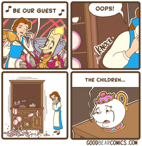 goodbearcomics:“Be our guest, be our guest; they have all been put to rest.”