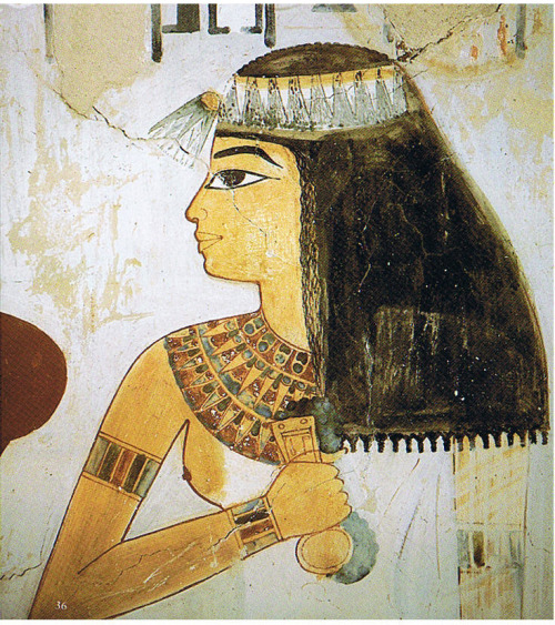 Ancient Egyptian murals from the tomb of Nakht, Thebes. Reign of Thutmose IV, 18th dynasty, 1422-141